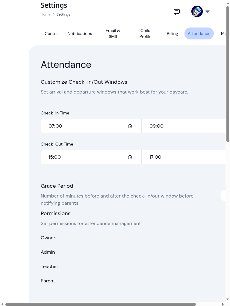 KidzLog Dashboard