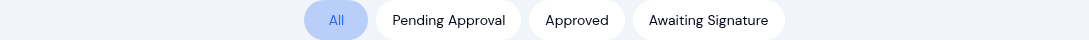 Incident filter tabs: All, Pending Approval, Approved, and Awaiting Signature